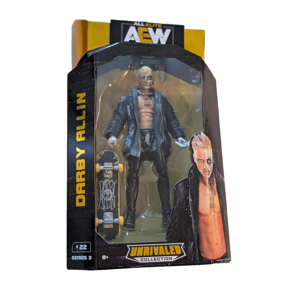 Jazwares AEW Unrivaled Series 3 #22 Darby Allin Action Figure NIB